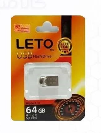فلش مموری Leto Fix مدل L10  ظرفیت 64GB - نقره ای
