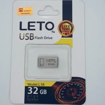 فلش مموری Leto Fix مدل L18 ظرفیت 32GB - نقره ای