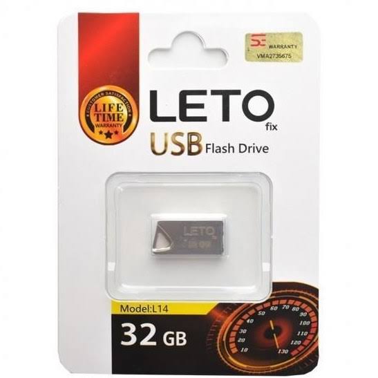 فلش مموری Leto Fix مدل L14 ظرفیت 32GB - نقره ای