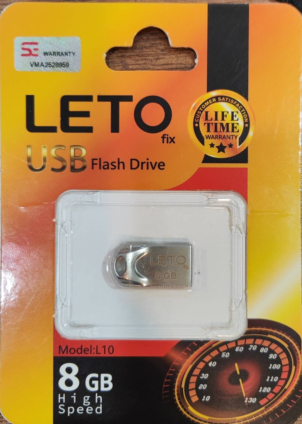 فلش مموری Leto Fix مدل L10USB2.0 ظرفیت 8GB - نقره ای
